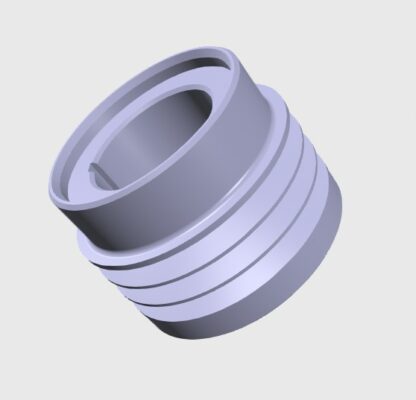 DRIVEN PULLEY WITH 3 GROOVES SPA FOR 4000 RPM AT 50HZ