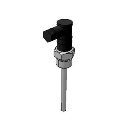 SONDA PT100 D.8X85 MM. 3/8" INOX + CONNETTORE